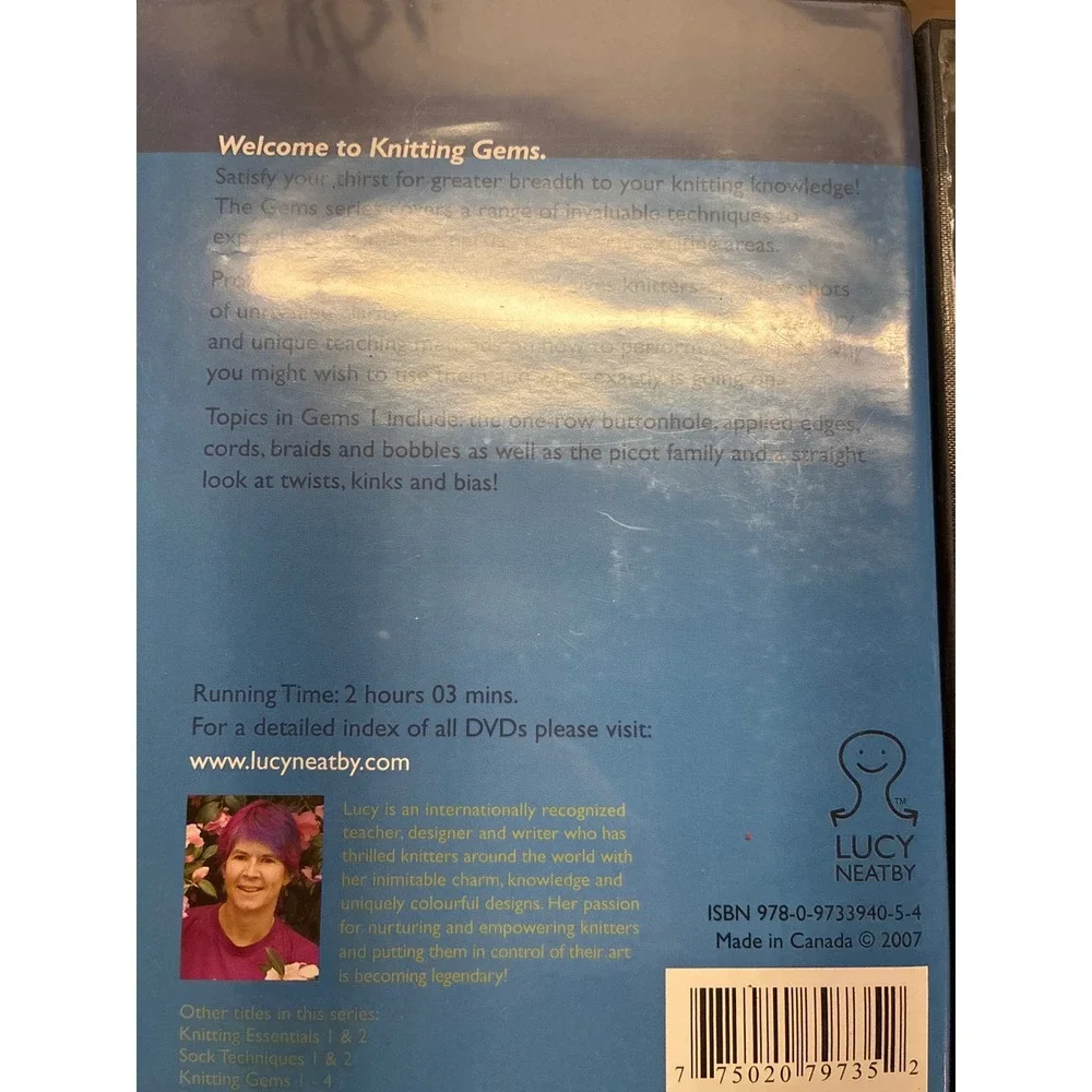 Lucy Neatby Knitting DVD set volume 1 to 4 A Knitter's Companion Knitting Gems - Picture 2 of 6